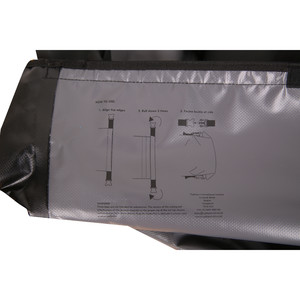 2022 Typhoon Osea 60L Dry Duffel Bag 360360 - Graphite / Black
